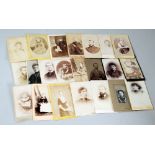 APPROX 550 CABINET PORTRAITS AND CARTE DE VISITE CARDS