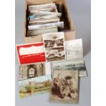 APPROX 800 EARLY TO MID TWENTIETH CENTURY POST CARDS, Birthdays, greetings, topographical and
