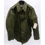FOUR POLISH MILITARY LONG FIELD JACKETS, with removable linings (4)