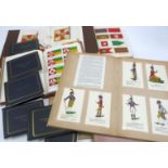 LARGE COLLECTION OF PRINTED RENE NORTH POSTCARD SIZE ILLUSTRATIONS OF MILITARY UNIFORMS