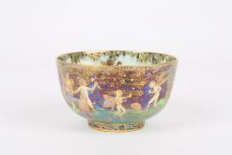 A Wedgwood Fairyland lustre bowl by Daisy Makeig Jones, circa 1920, pattern number Z4968, the body