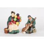 Two Royal Doulton figures
The Old Balloon Seller HN1315 and The Master HN2325.Dimensions: Balloon