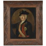 English School early 19th Century 
'Portrait of a nobleman'  Oil on panelDimensions: 29 x