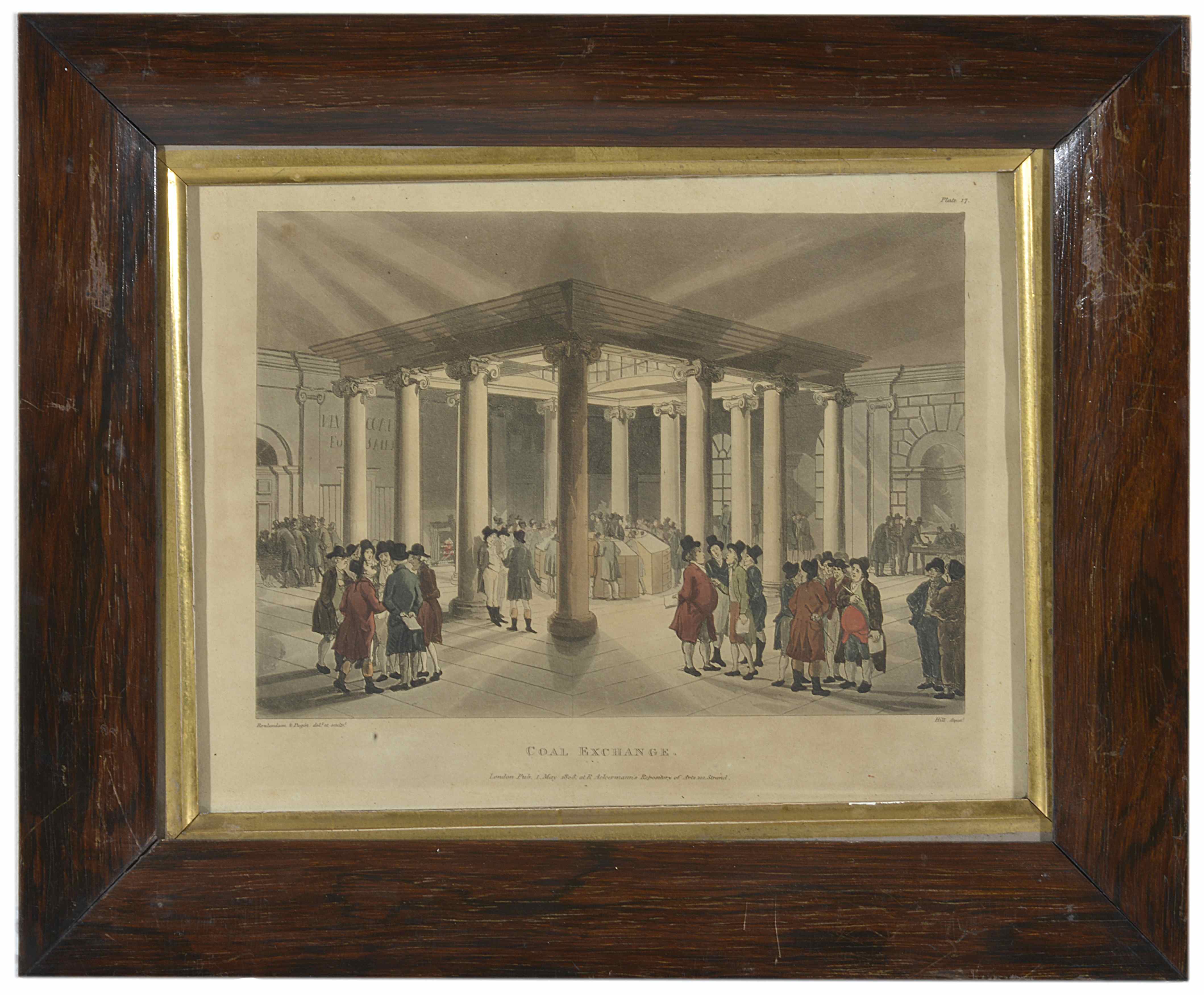 A set of six prints of London scenes
after Rowlinson, including 'The Stamp Office', St Martins in - Image 5 of 6