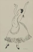 After Dame Laura Knight'Spanish Dancers', four black and white prints (4)Dimensions: 32 x