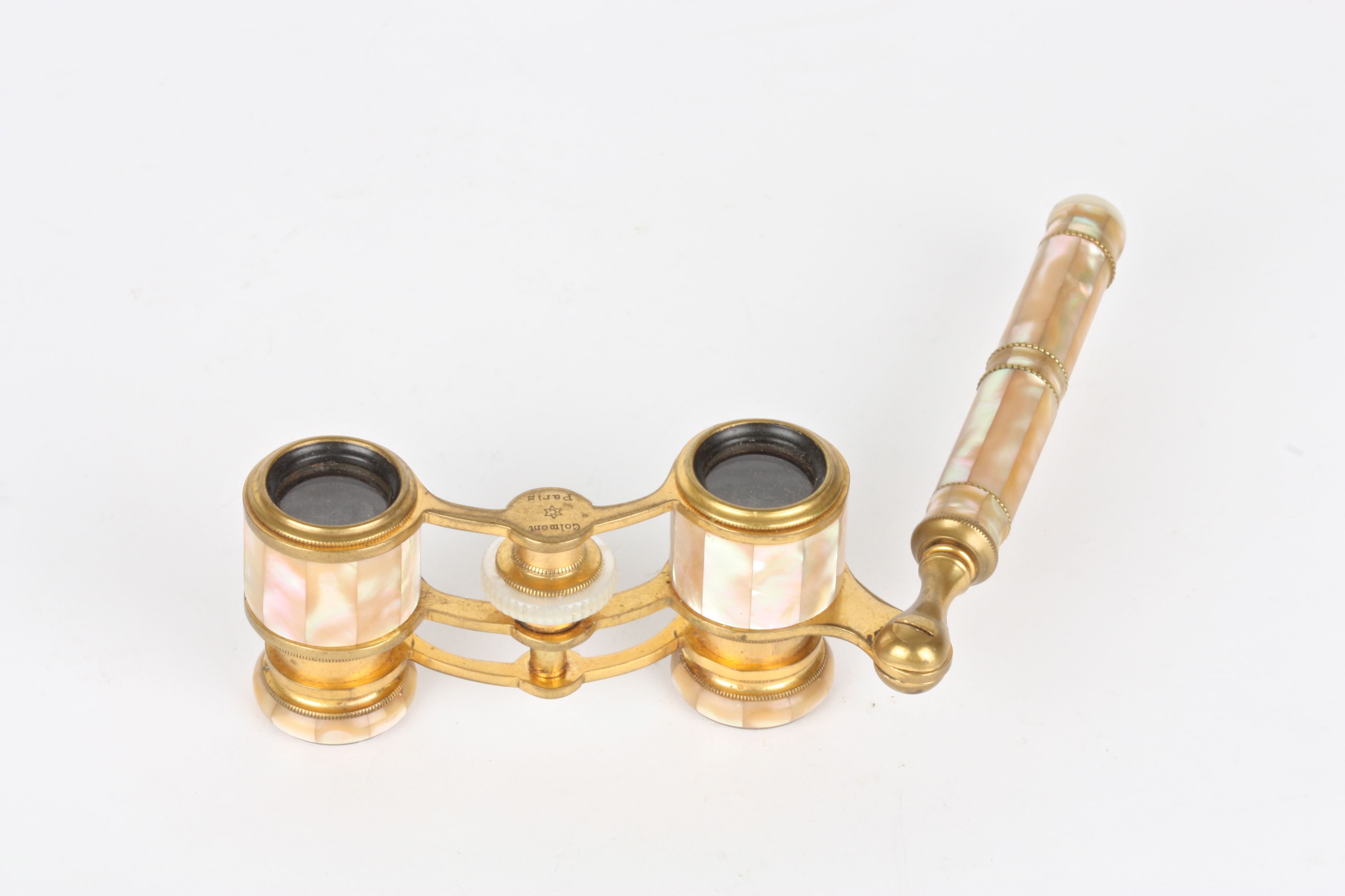 A pair of late 19th century French opera glasses
by Colmont of Paris, applied all over with - Image 2 of 2