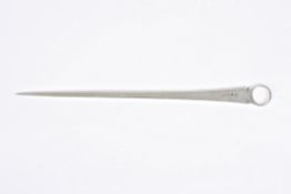 A George III silver meat skewerhallmarked London 1813, of plain form with loop handle.Dimensions: