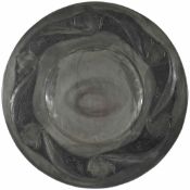 An Arts and Craft chargerwith stylised raised flowersDimensions: diameter 54cmCondition