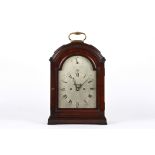 A George III mahogany table clock by Thomas Mudge and William Dutton
the 6 1/2-inch silvered dial