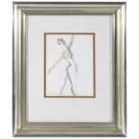 Tom Merrifield (Australian born 1932)
"Nude Study', signed in pencil, red chalkDimensions: 20 x