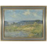 English School, circa 1900
'View from the Downs' oil on canvas, indistinctly signedDimensions: 59