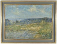 English School, circa 1900'View from the Downs' oil on canvas, indistinctly signedDimensions: 59