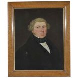 English School, circa 1830
'Portrait of a gentleman wearing a bow tie', oil on canvasDimensions: