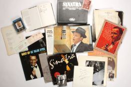 Frank Sinatra MemorabiliaA collection of records and other Frank Sinatra memorabilia including