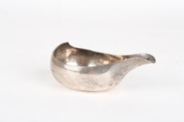 A George III silver pap boathallmarked London 1770, of simple form with later presentation