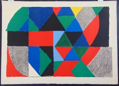 Sonia Delaunay (1885-1979)Polyphony, 1971signed in pencil lower right and numbered lithograph on