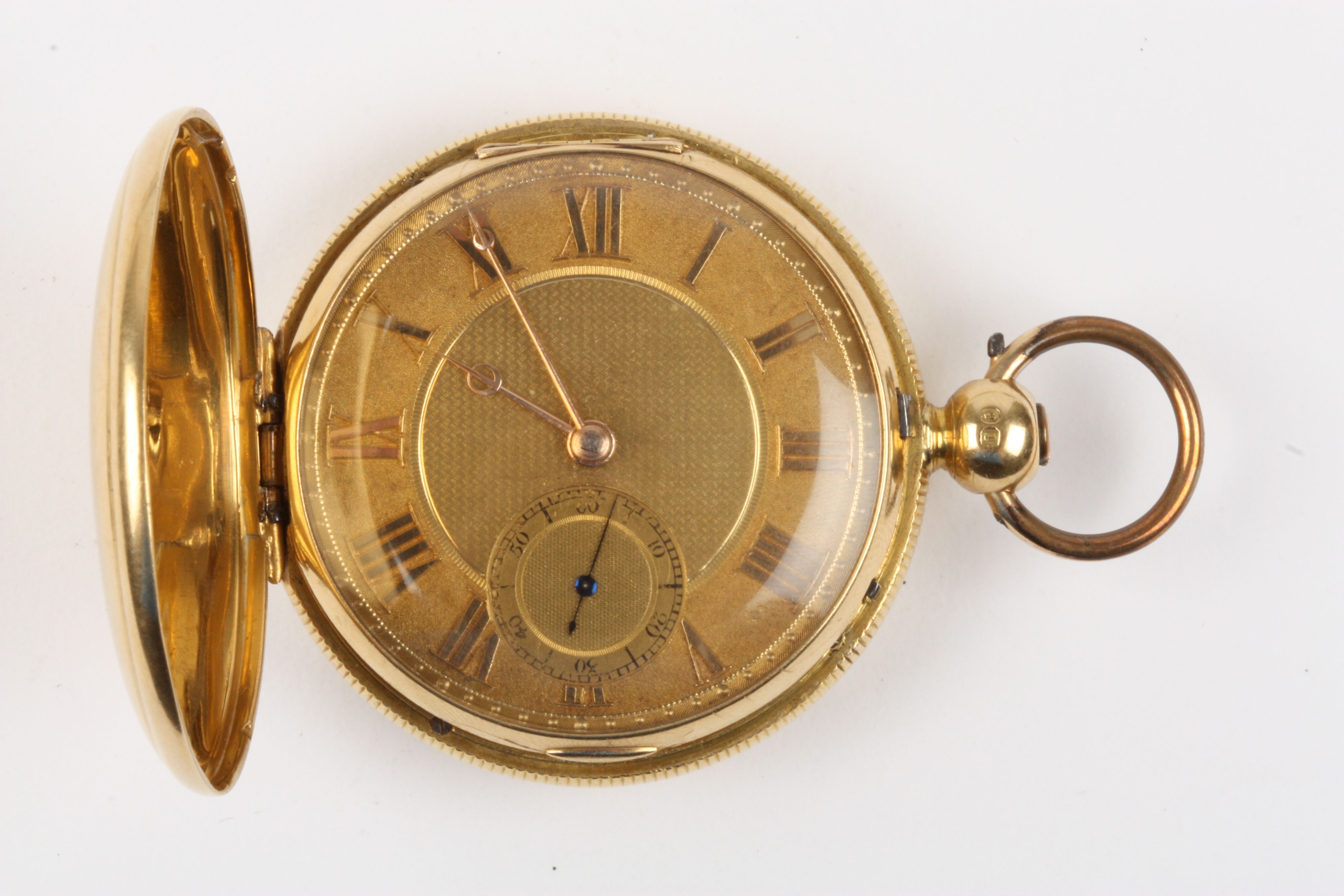 A George IV 18ct gold full hunter pocket watch by Dwerrihouse & Carter
hallmarked London 1822, the