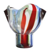 Timo Sarpaneva (1926-2006) for Venini'Kukinto' designed in 1991large vase, with etched