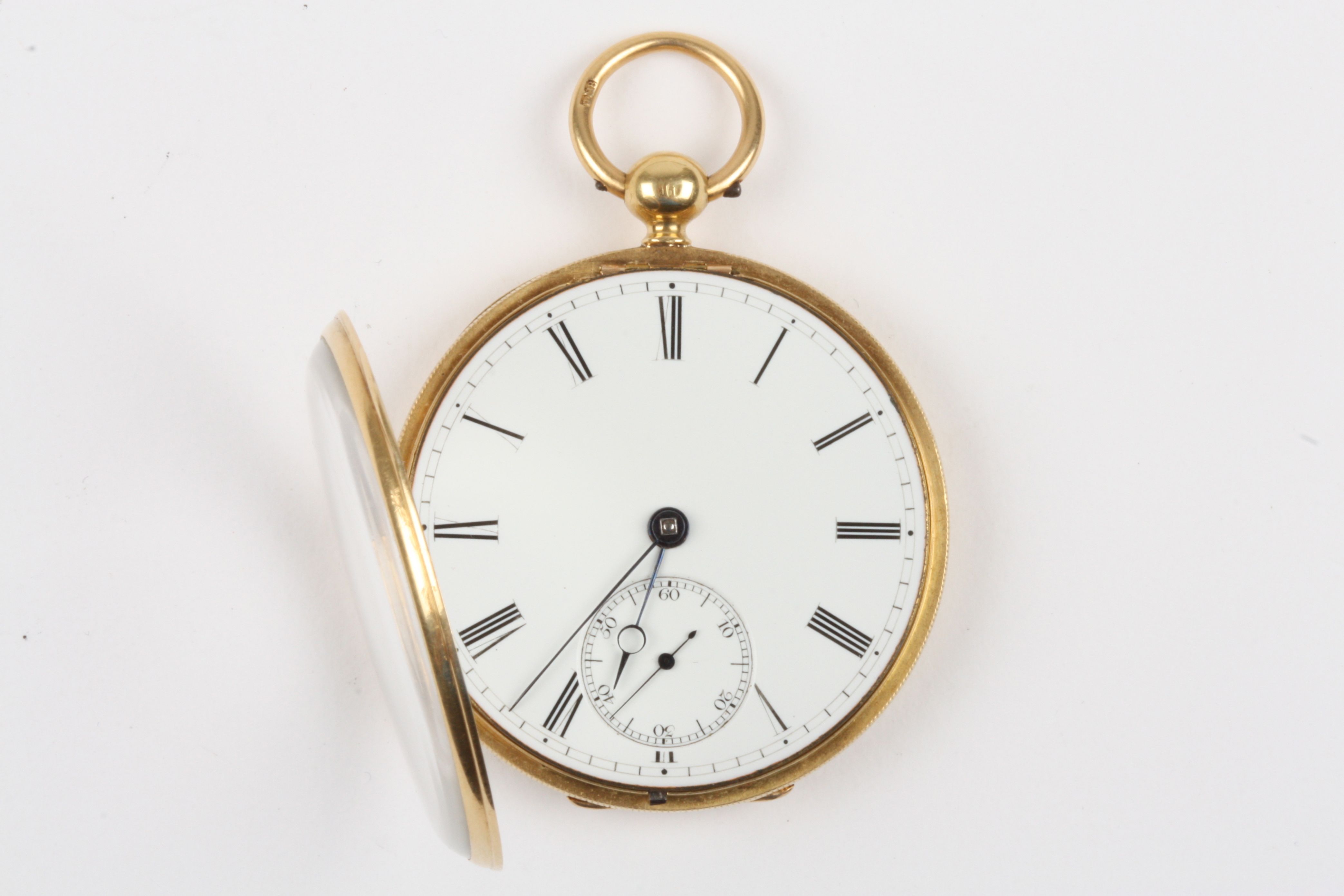 A ladies early Victorian 18ct gold open face pocket watch by Arnold Frodsham
hallmarked London 1844, - Image 2 of 3