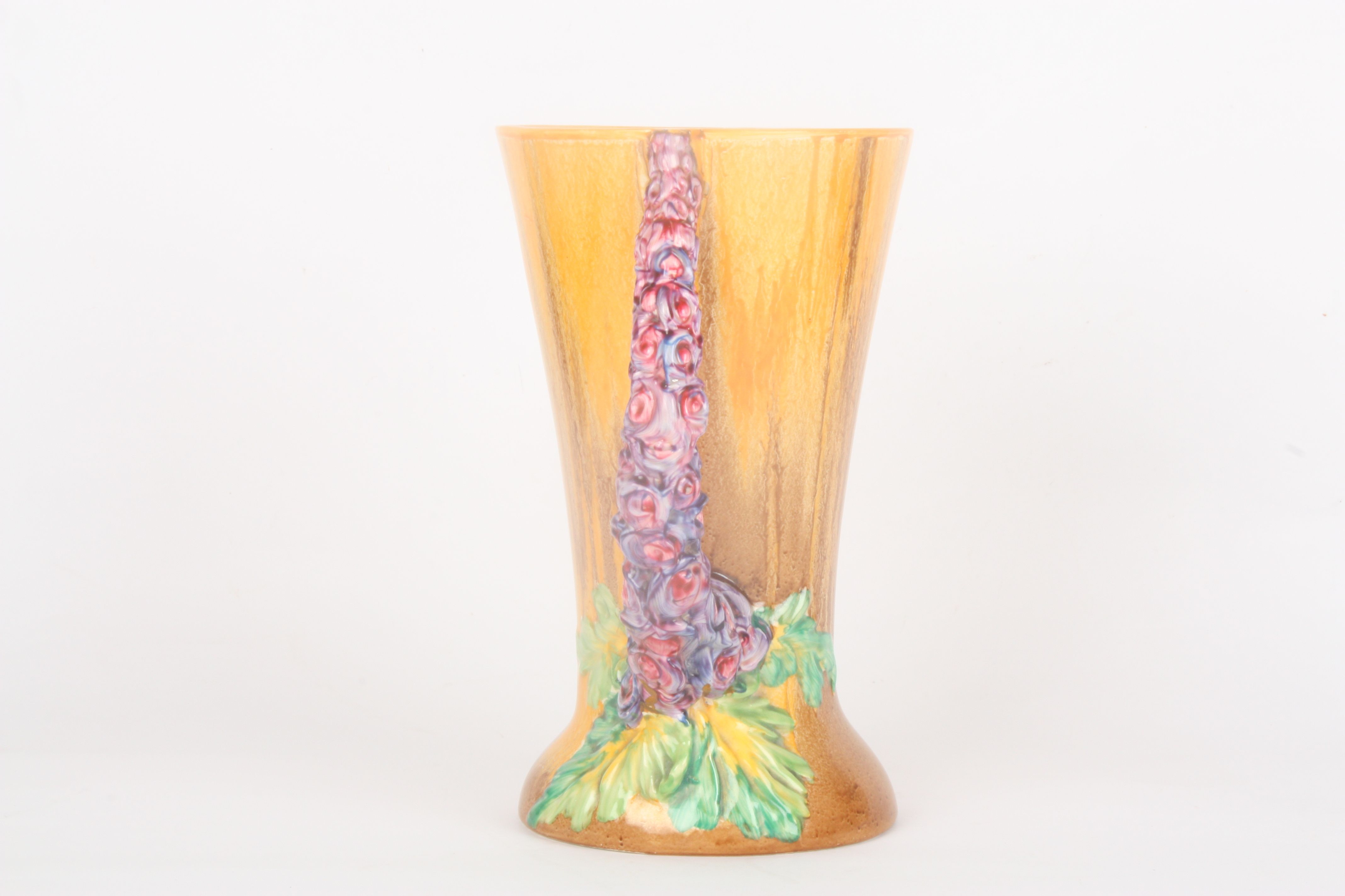 A Clarice Cliff My Garden jug
the orange and brown slip glazed body with moulded floral handle. - Image 3 of 4