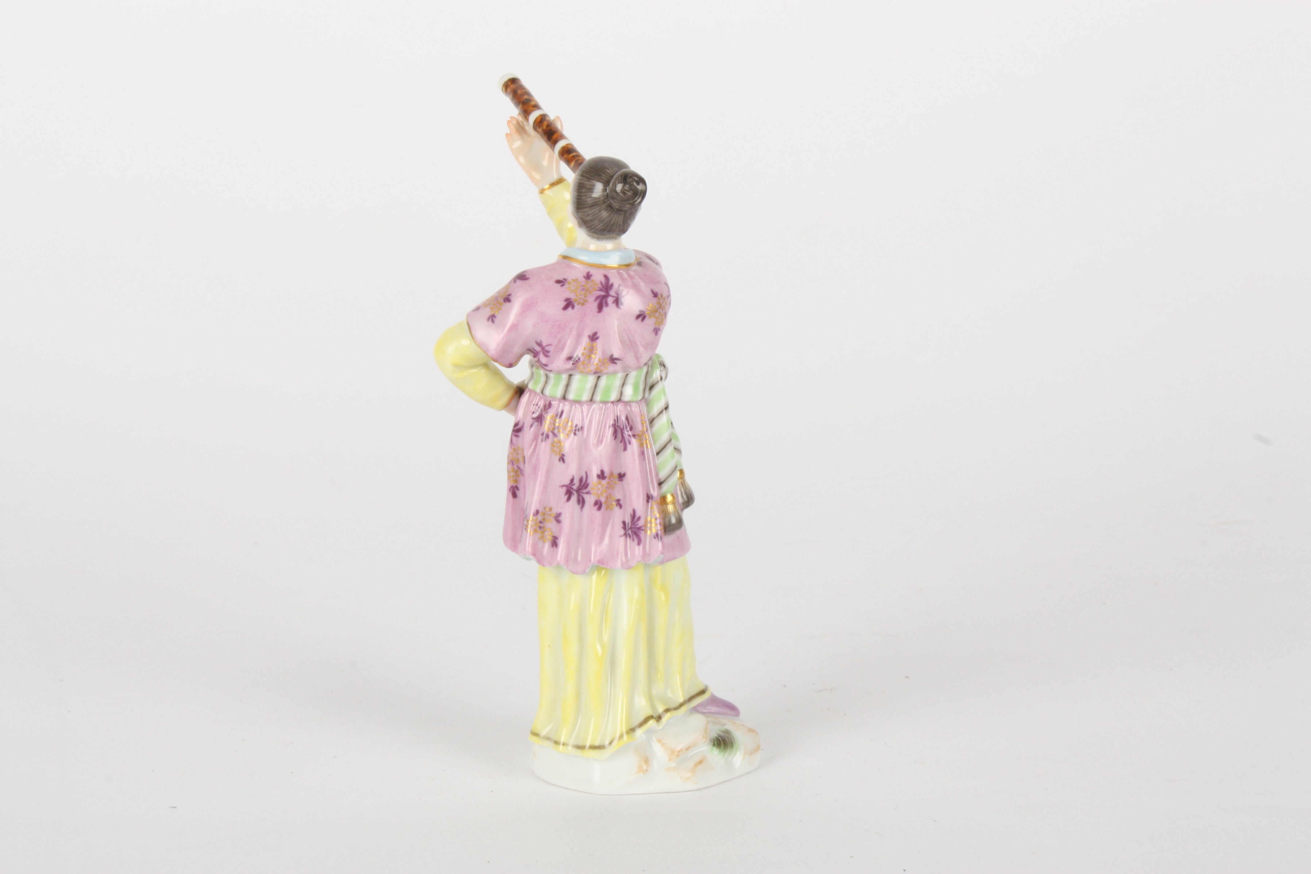 Late 20th century Meissen figure, after Elias Meyer, modelled as a Japanese lady standing holding - Image 2 of 5