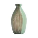 Designed by Carlo Scarpa (1906-1978) for Venini
'Tessuti battuti'
pale green vase decorated with