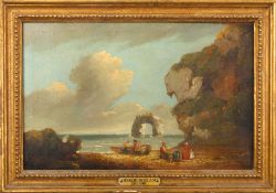 Follower of George Morland (British 1763-1804)Seascapeoil on canvas, indistinct signature lower