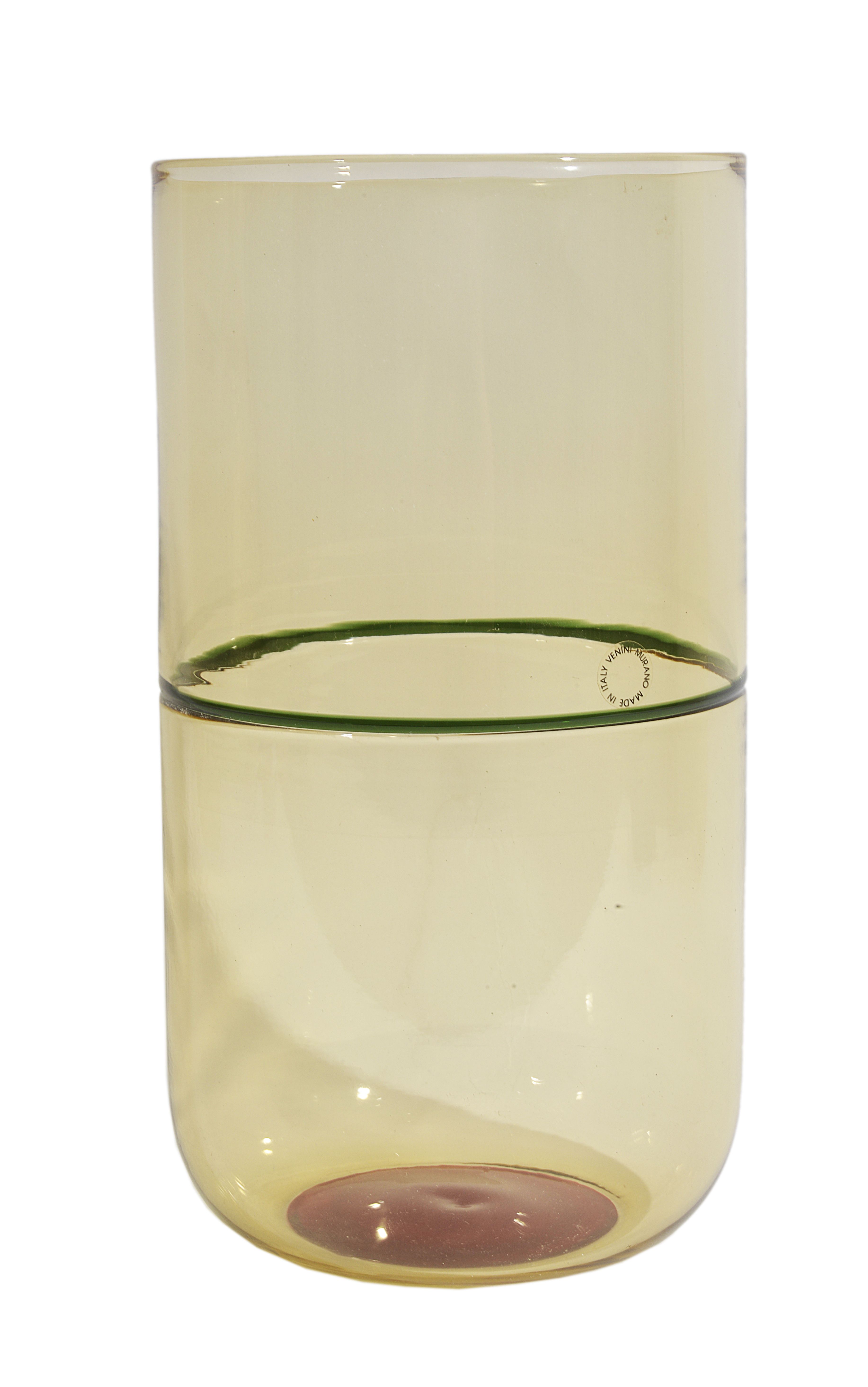 Tapio Wirkkala (1915-1985) for Venini
cylindrical vase, etched signature venini tw 86, 28 cms