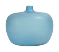Studio of Venini, light blue vase in velato glass, designed in 1958/59, height 17cmCondition: