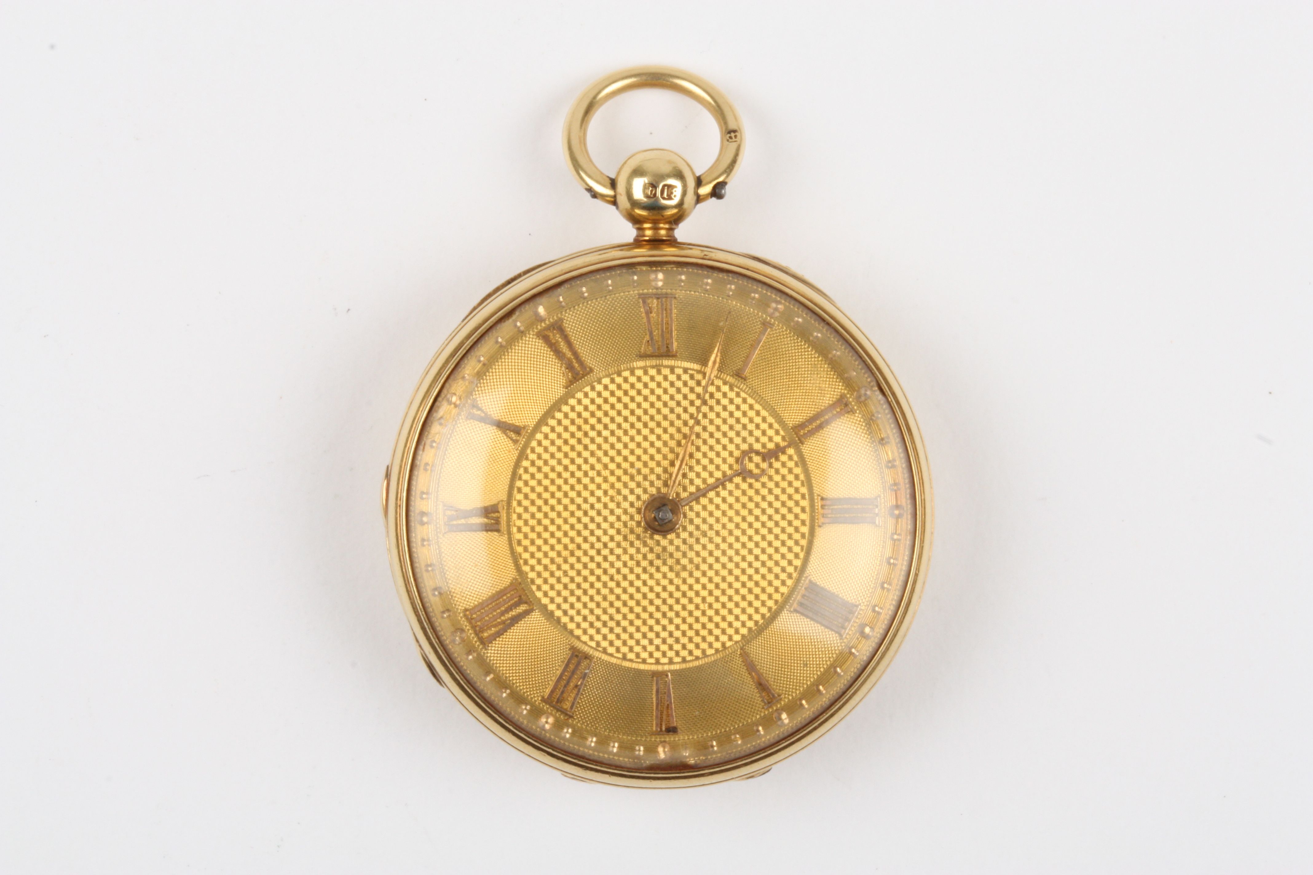 A William IV 18ct gold open face pocket watch by Thomas Earnshaw
hallmarked London 1832, the gilt