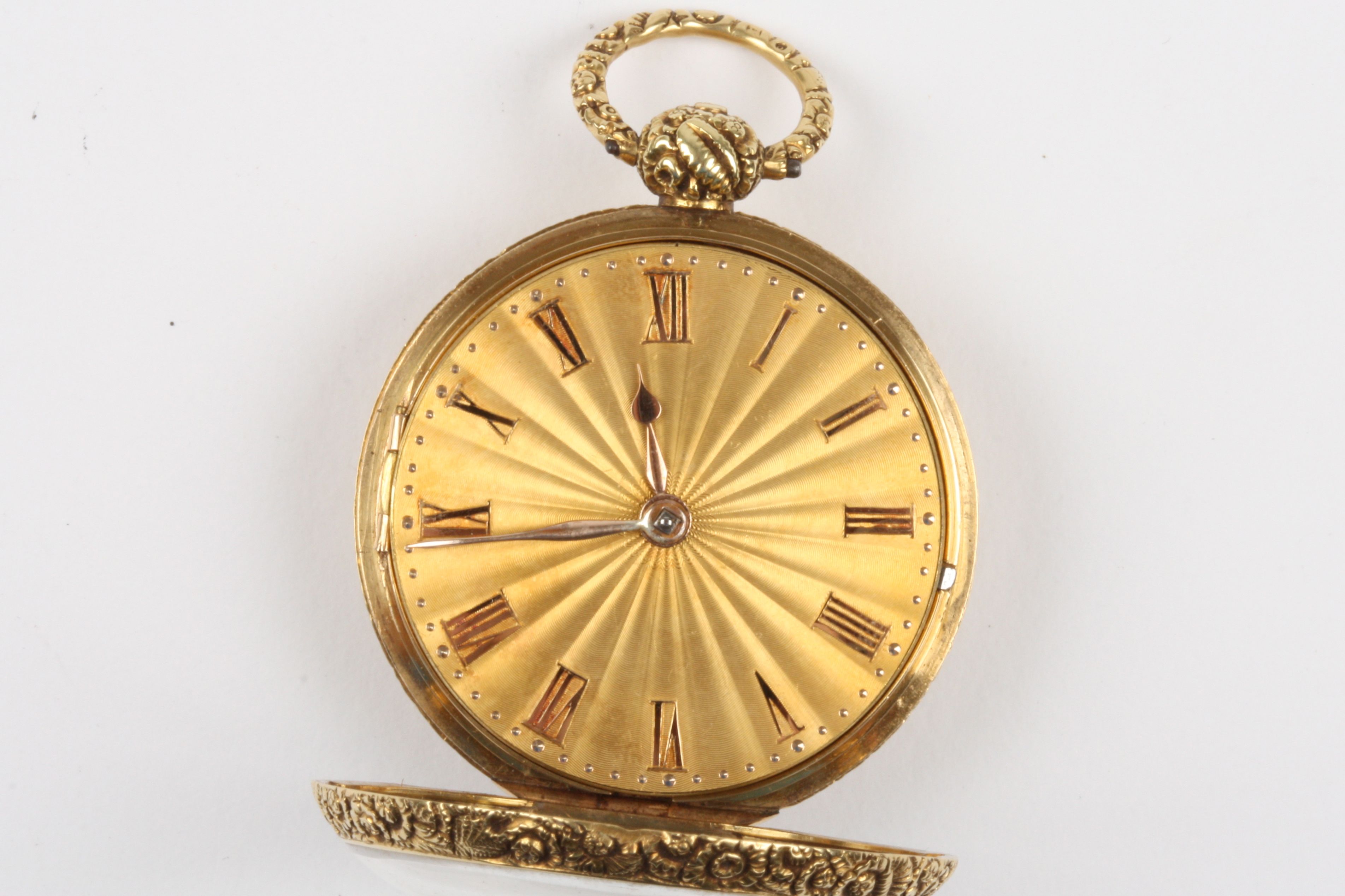 A Regency 18ct gold open face verge pocket watch by Richard Webster
hallmarked London 1820, the gilt - Image 2 of 4