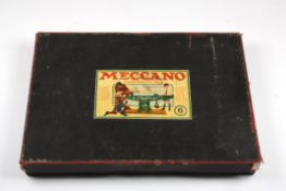 An early Meccano No.6 cased setin largely original condition, complete with most interior