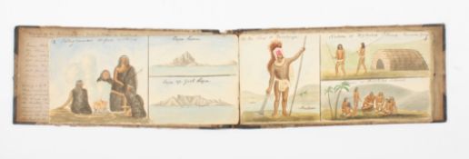 Travel interest: An extremely rare and important collection of watercolours depicting the 1847