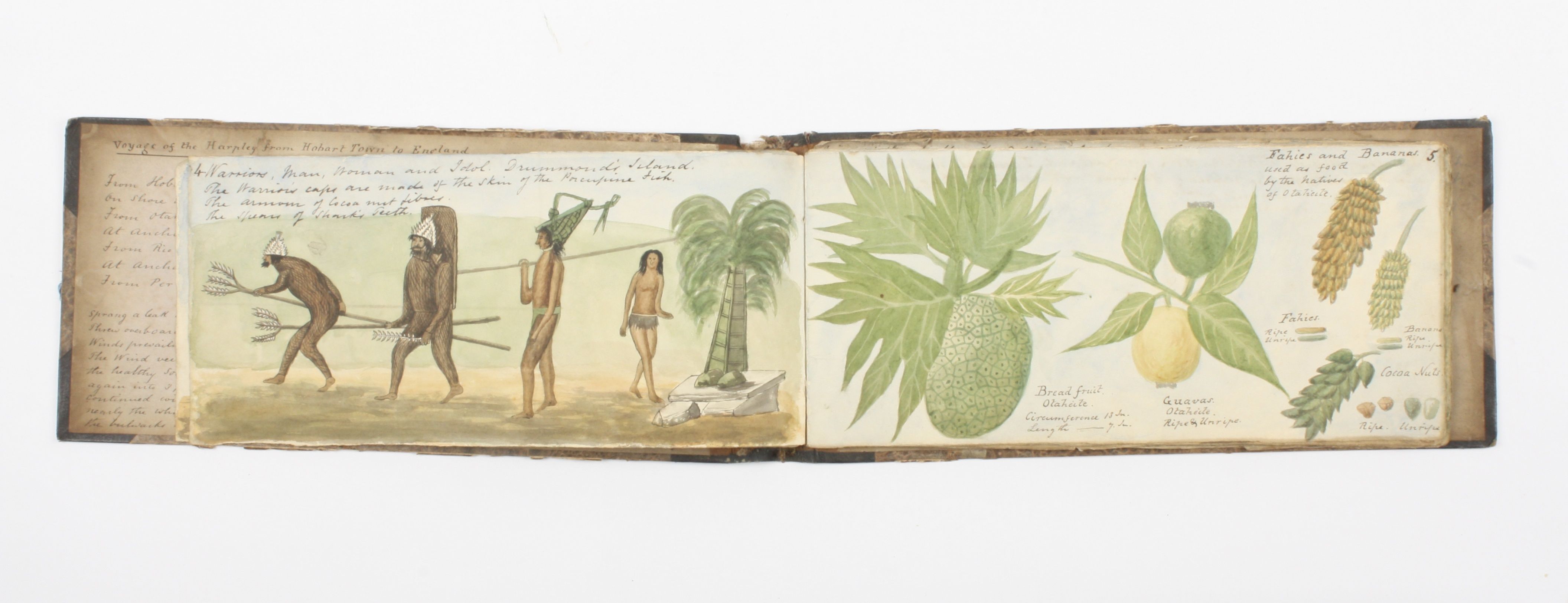 Travel interest: An extremely rare and important collection of watercolours depicting the 1847 - Image 3 of 8