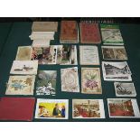 PARCEL OF VARIOUS POSTCARDS INCLUDING SS