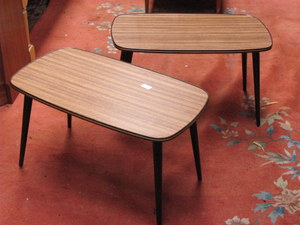 PAIR OF 1960s COFFEE TABLES