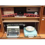 SUNDRY LOT INCLUDING TWO TYPEWRITERS, ST