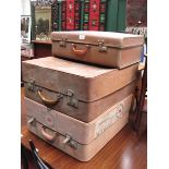 THREE VINTAGE TRAVEL CASES