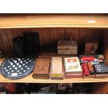 PARCEL OF VARIOUS CARD GAMES, DICE, CHIN