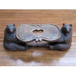 BLACK FOREST STYLE HEAVILY CARVED STAND