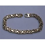 9ct (375) GOLD BRACELET, STAMPED ITALY