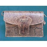 VINTAGE SNAKESKIN HANDBAG