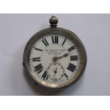 HALLMARKED SILVER POCKET WATCH- THE 'VARACITY' LEVER, J.N.