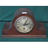 MAHOGANY CASED MANTLE CLOCK