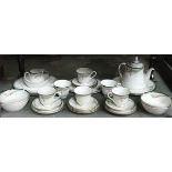 ROYAL DOULTON VOGUE AWAKENING PART TEA SET,