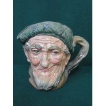 ROYAL DOULTON GLAZED CERAMIC CHARACTER JUG- OWD MAC (AUSTRALIAN REG MARK)