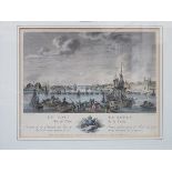 FRAMED POLYCHROME PRINT- LE PORT DE ROUEN,