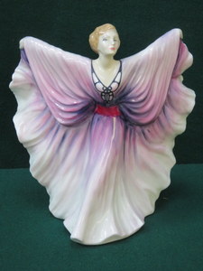 ROYAL DOULTON GLAZED CERAMIC FIGURE- ISADORA,