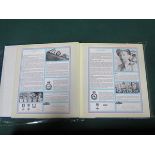 BATTLE OF BRITAIN ALBUM CONTAINING RAF FIGHTER COMMAND SIGNED PROFILES OF FAMOUS PILOTS OF WORLD