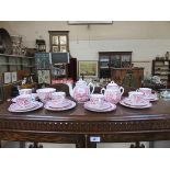 ALLERTONS TWENTY PIECE TEASET WITH PUNCH AND JUDY DECORATION